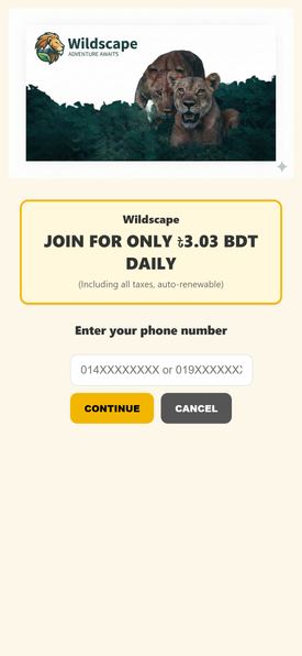 BD Wildscape Pin submit Banglalink , Wifi Bangladesh 1